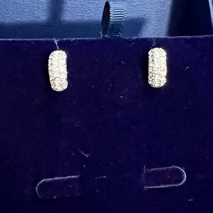 Pavé Half Dome Earrings